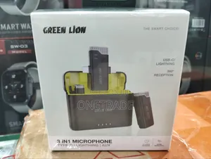 Green Lion 3-in-1 Wireless Lavalier Microphone.