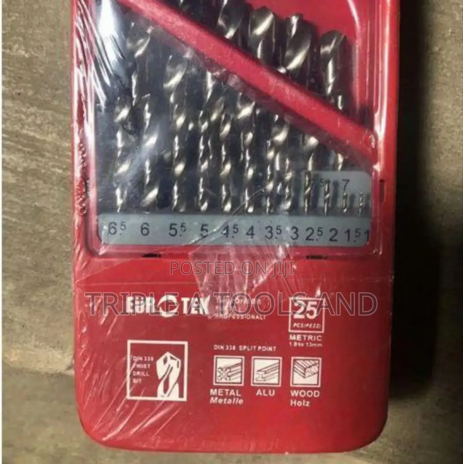 Multi-Purpose HSS Drill Bit Set 1-13mm