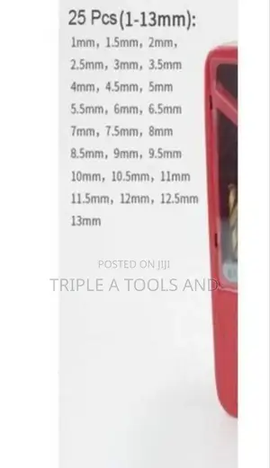 Multi-Purpose HSS Drill Bit Set 1-13mm
