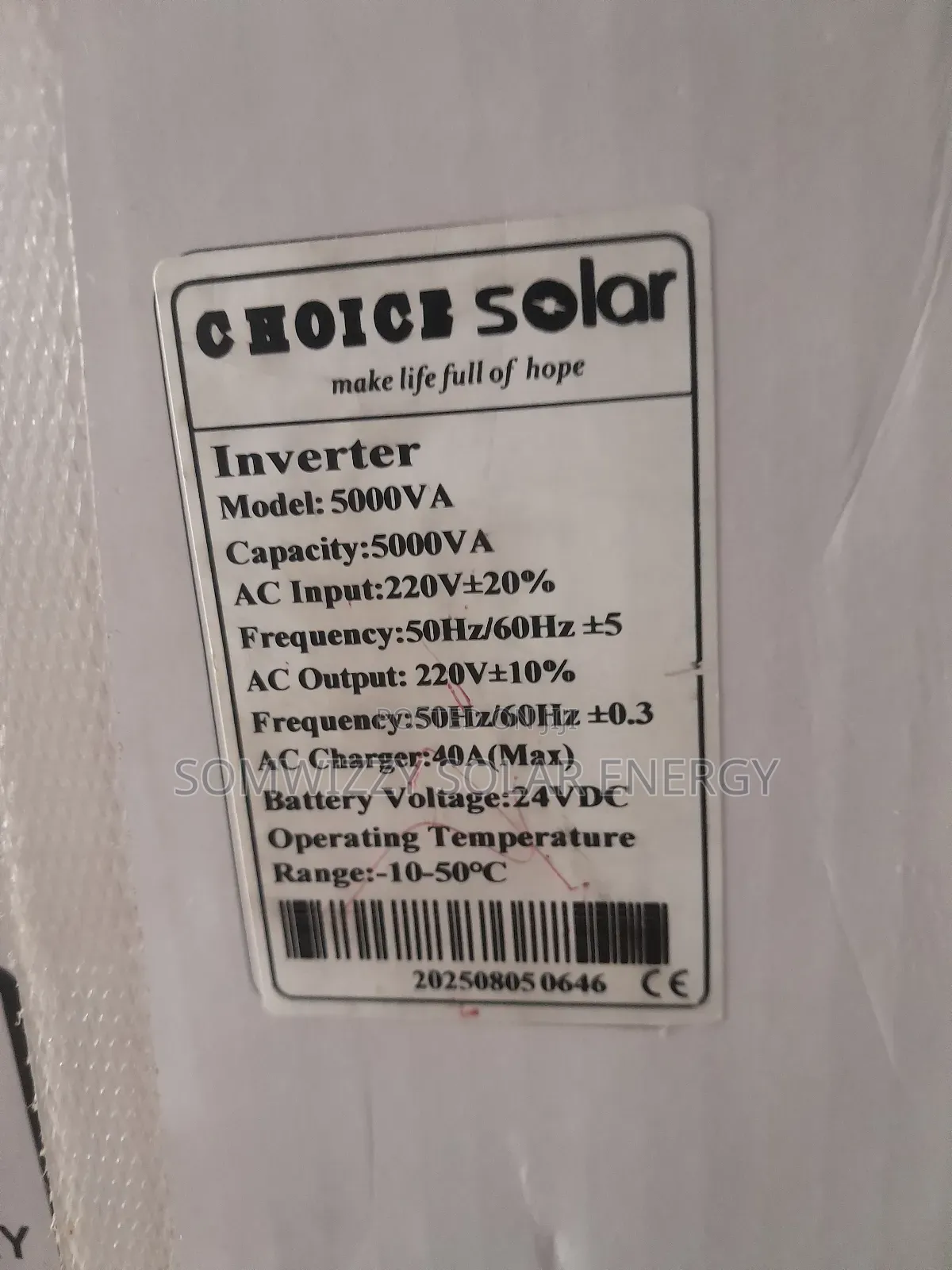 High Quality Choice Inverter. 5kva 24v