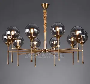 Nordic Glass Ball Led Pendant Light for Living Dining Room Kitchen