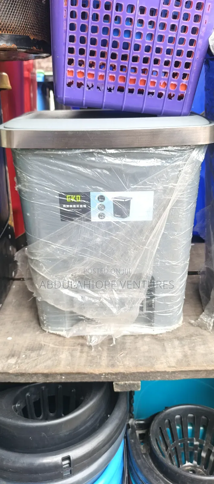 15l Imported Waste Bin With Pedal