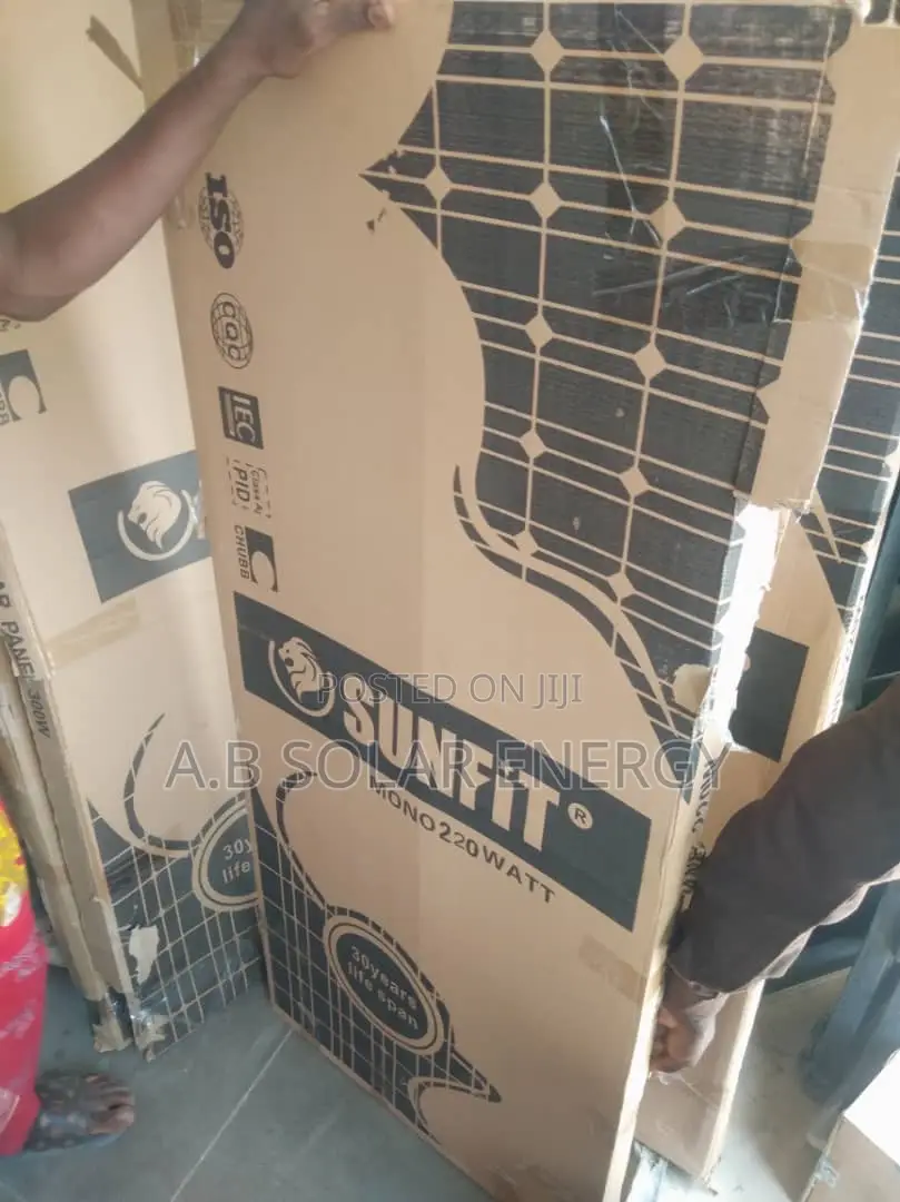 220watts Mono Sunfit Solar Panels