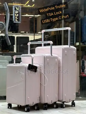 Fly Solid Luxury Luggage Traveling Bix With Usb/Type . C Port