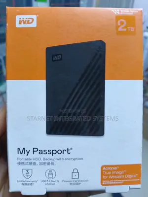 Western Digital Wd My Passport 2tb External Hard Drive 3.0 Usb