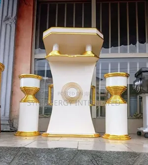 Quality Wooden Church Pulpit Set