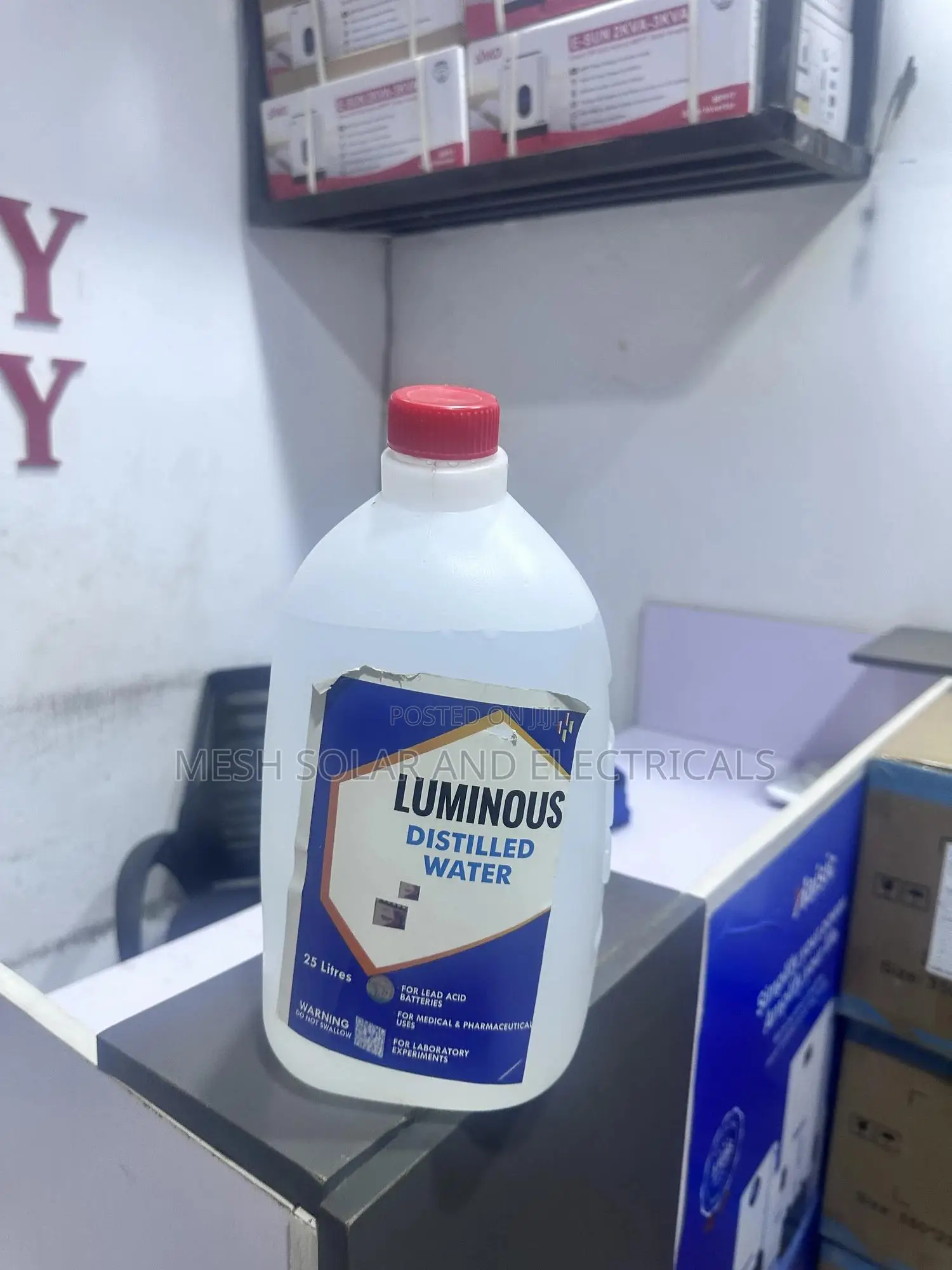 Luminous Distilled Water