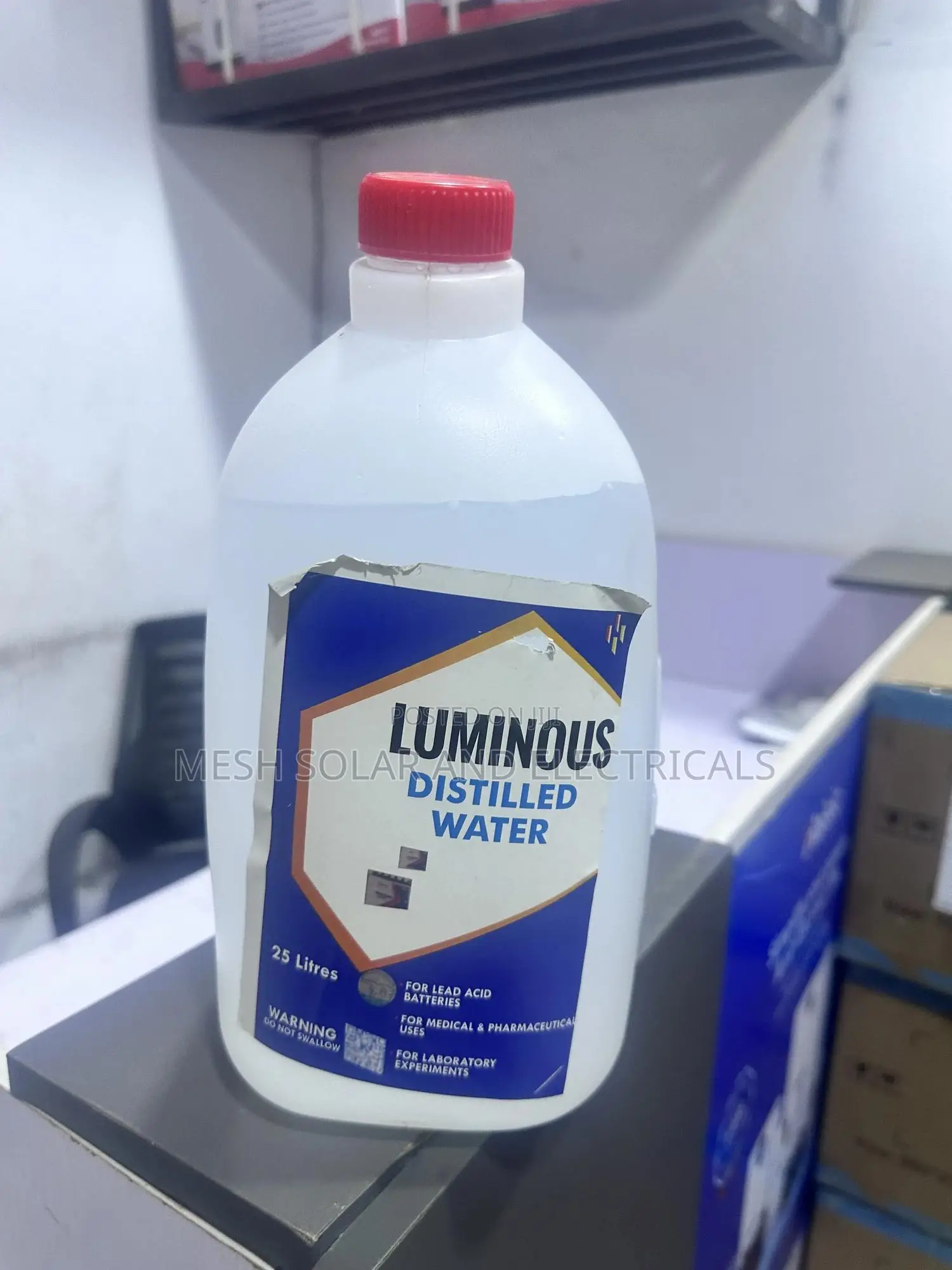 Luminous Distilled Water