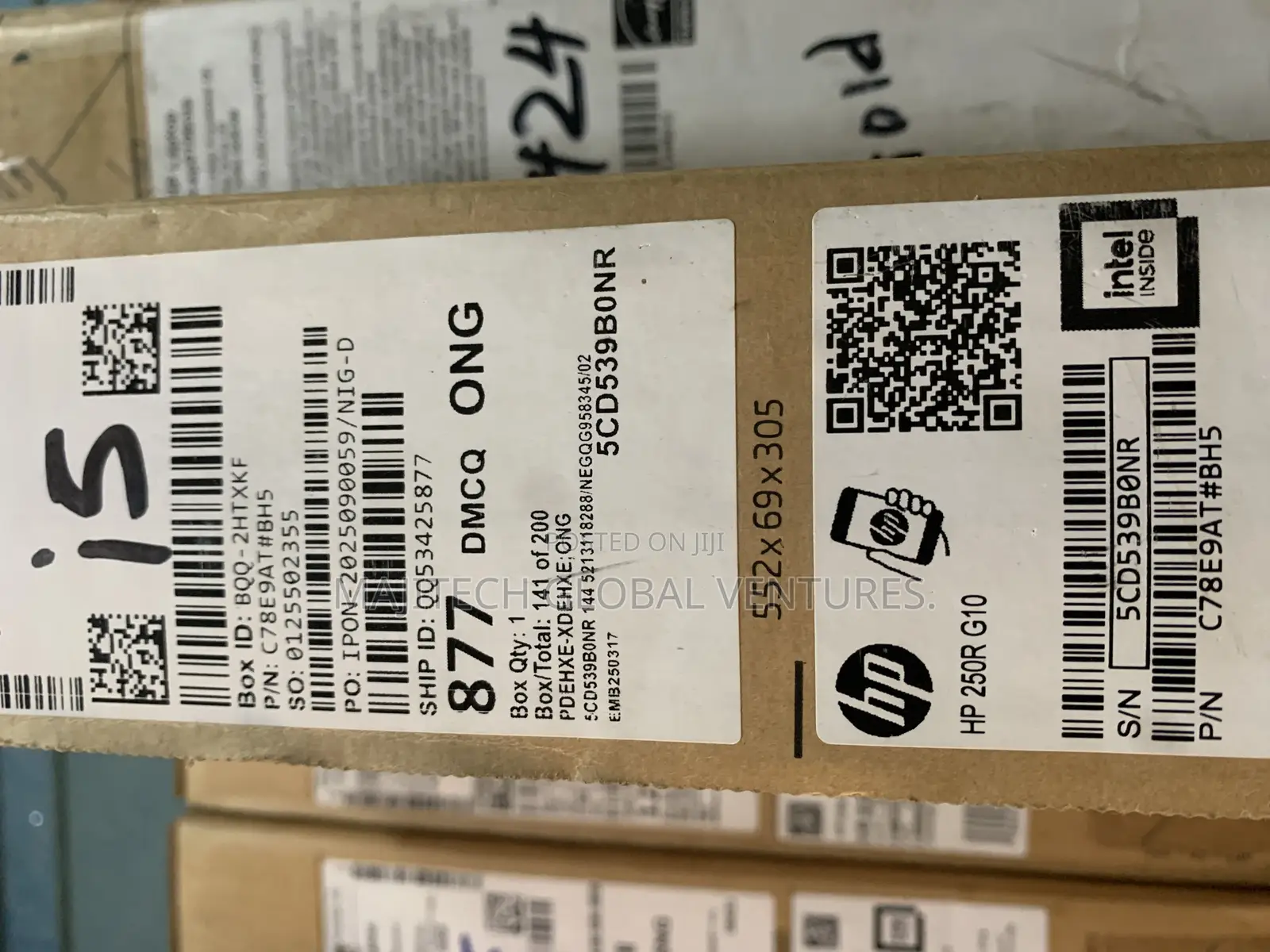 New Laptop HP 250 G10 8GB Intel Core 5 SSD 512GB