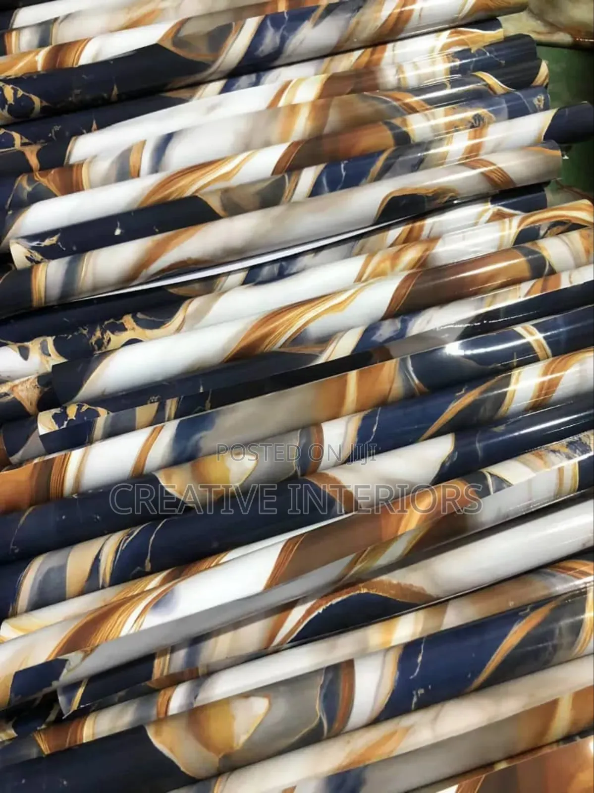 Adhesive Marble Foil Stickers