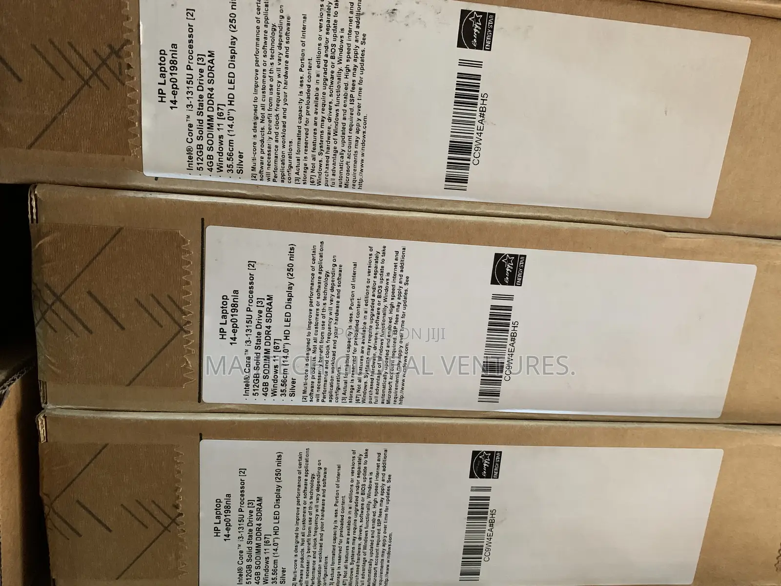 New Laptop HP 4GB Intel Core i3 SSD 512GB