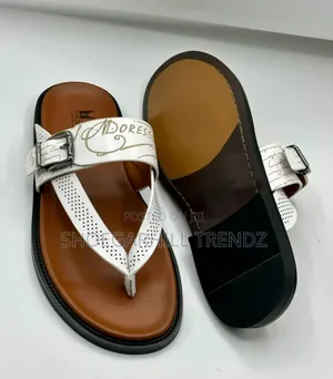 Men Leather Palm Slippers