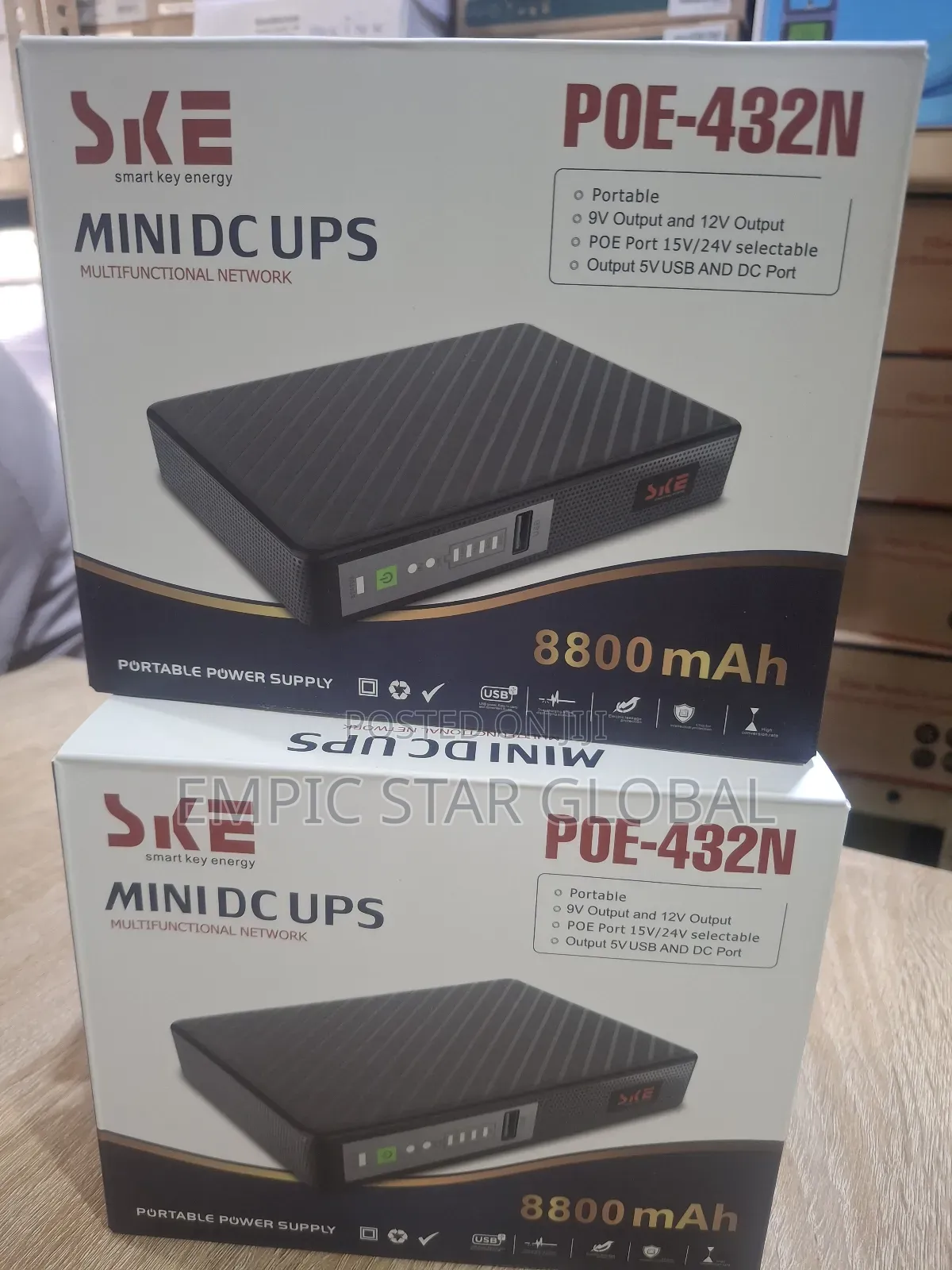 Ske Mini Dc Ups Router Power Bank