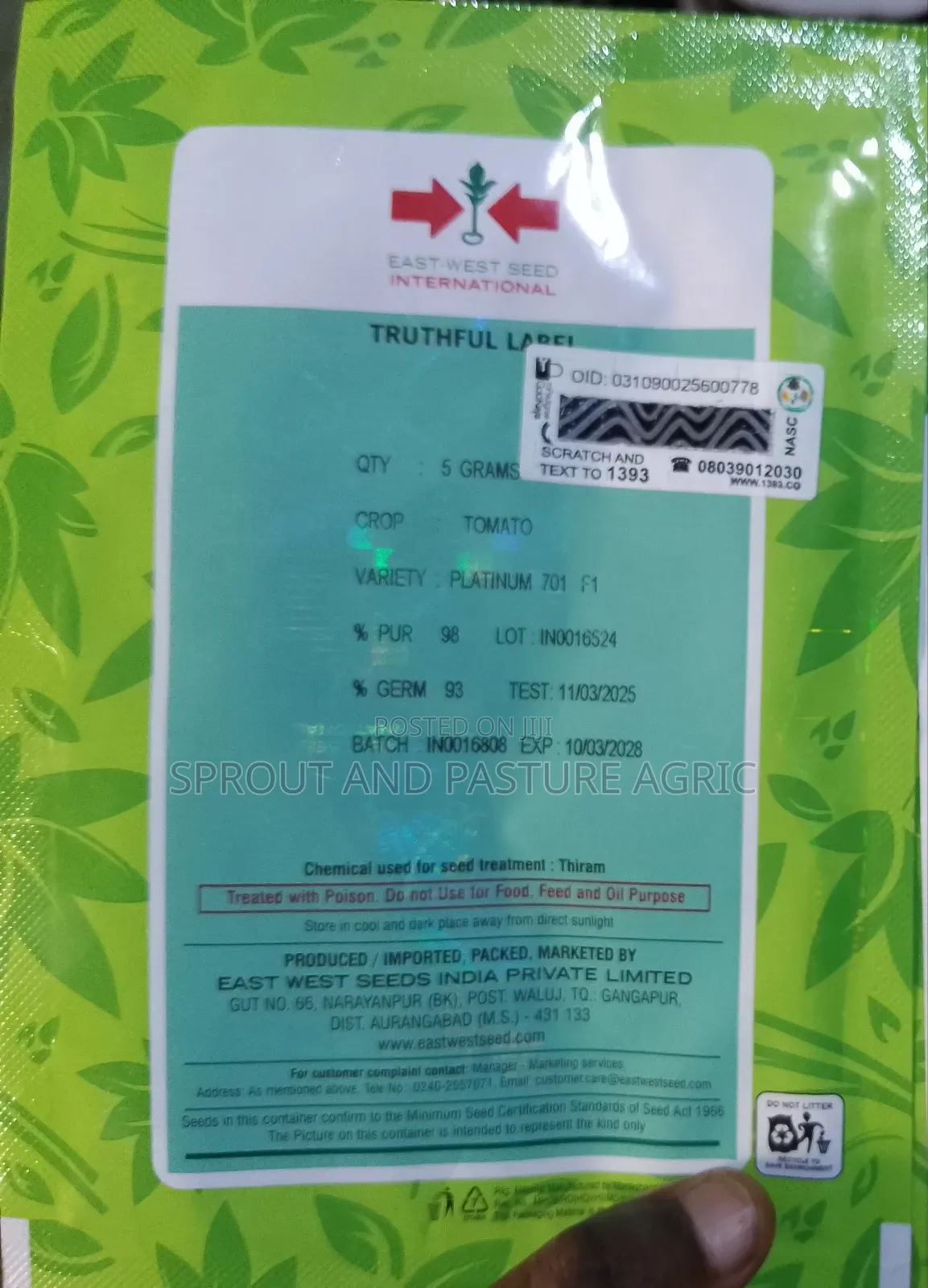 Platinum Tomato Seeds