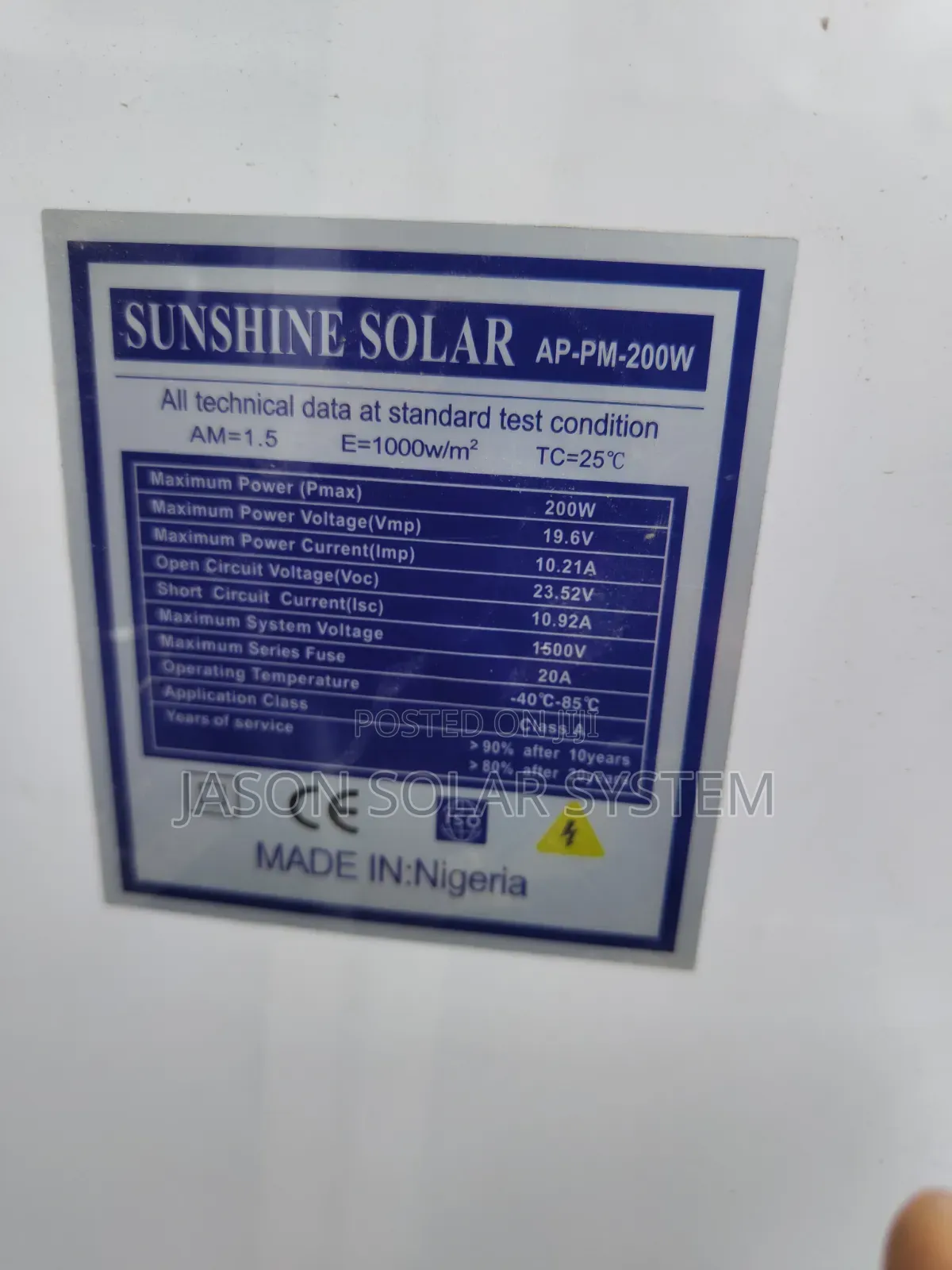 Brand New 200 Watts Solar Panel