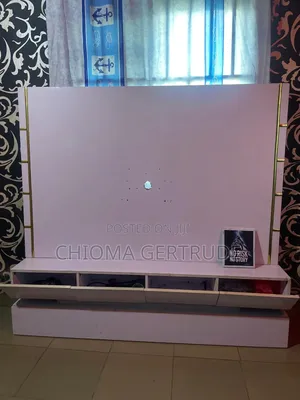 Home Tv Console , Edge Lights and Drawer