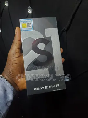 New Samsung Galaxy S21 Ultra 5G 256 GB Silver