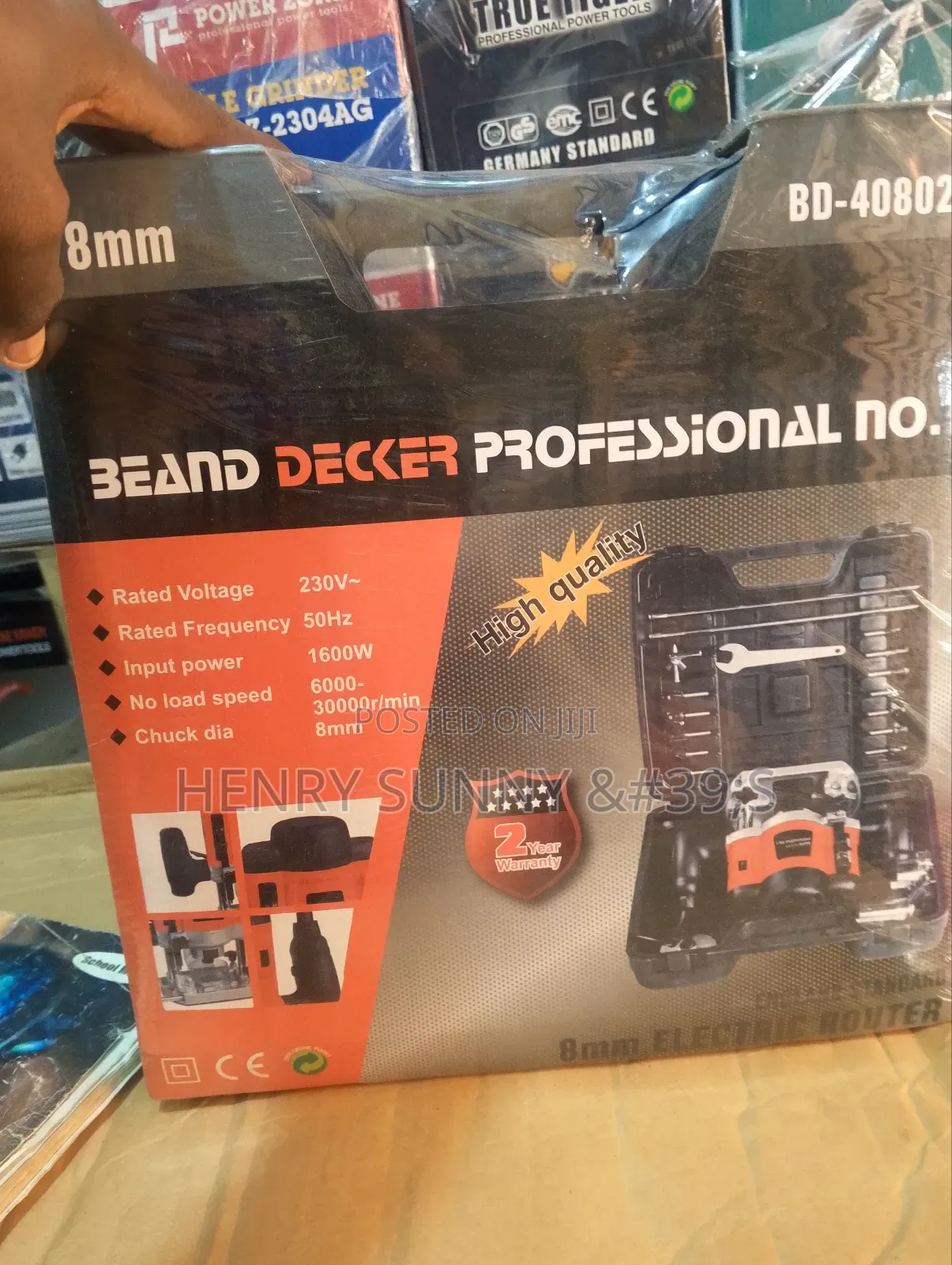 8mm Electric Route Be Deker