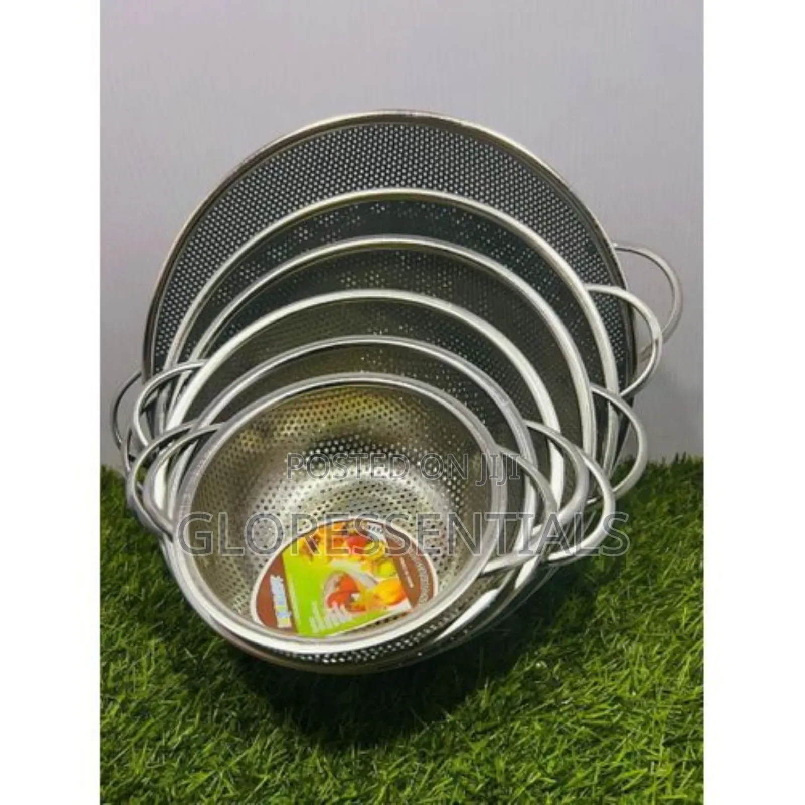 Aluminum Sieve/Strainer Set Steel Basket - 6pcs