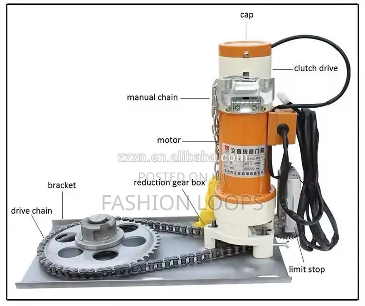 Dc 600kg Roller Shutters Motor.