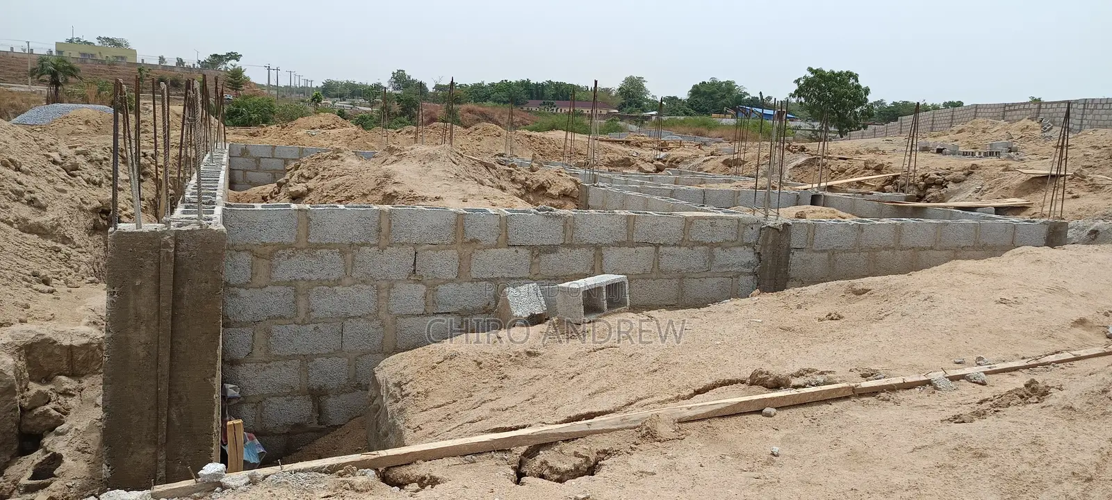 250m2 Estate Plot for 3 Bedroom Duplex at Foundation Level