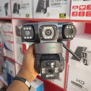 CCTV Solar Camera Three Lens