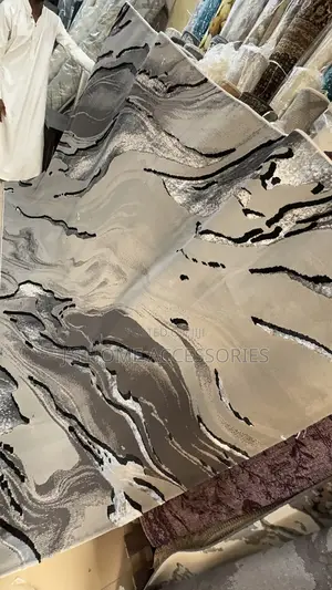 Gray/Silver Mix Turkey Center Rug