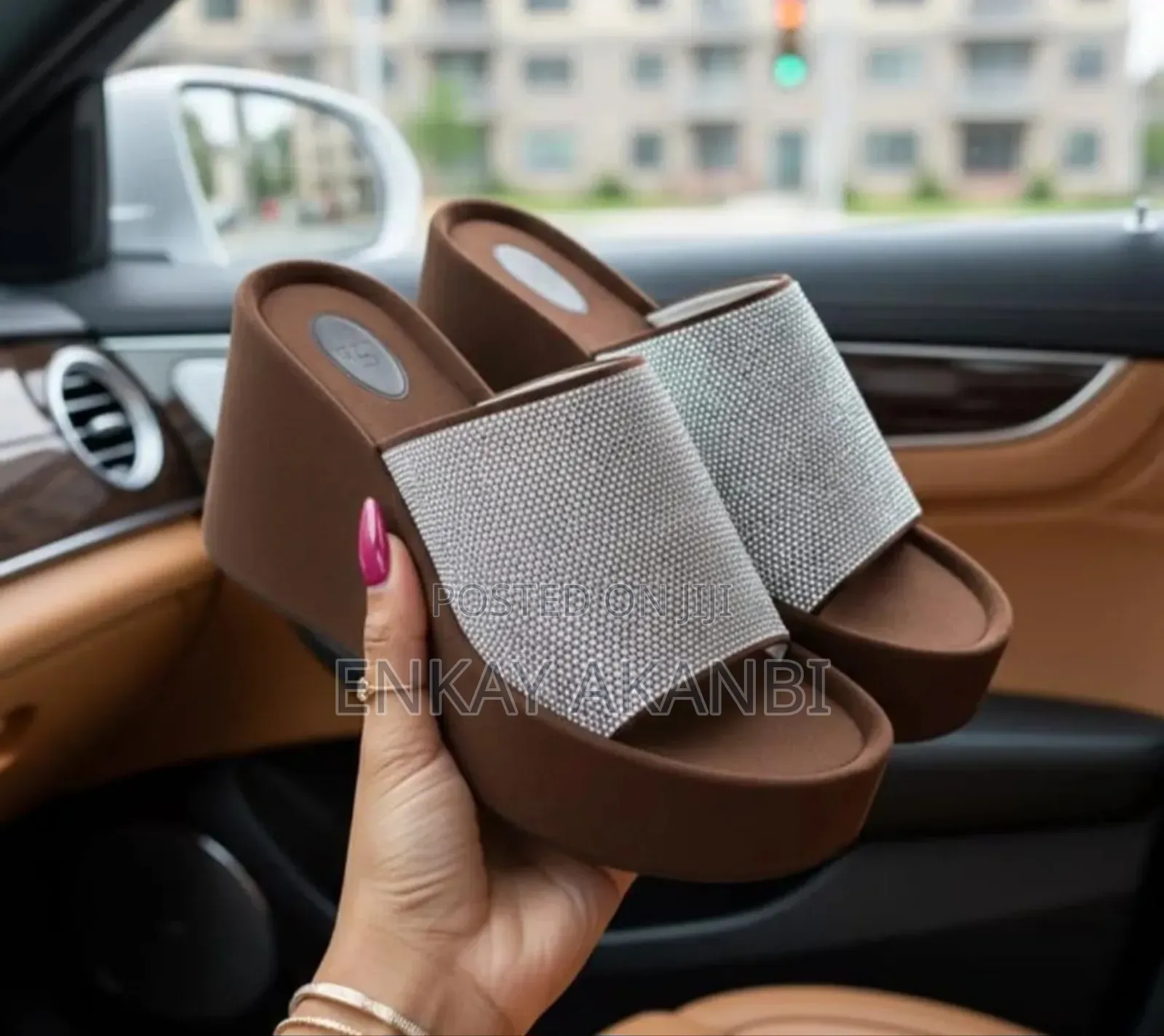 Sally Wedge Slippers