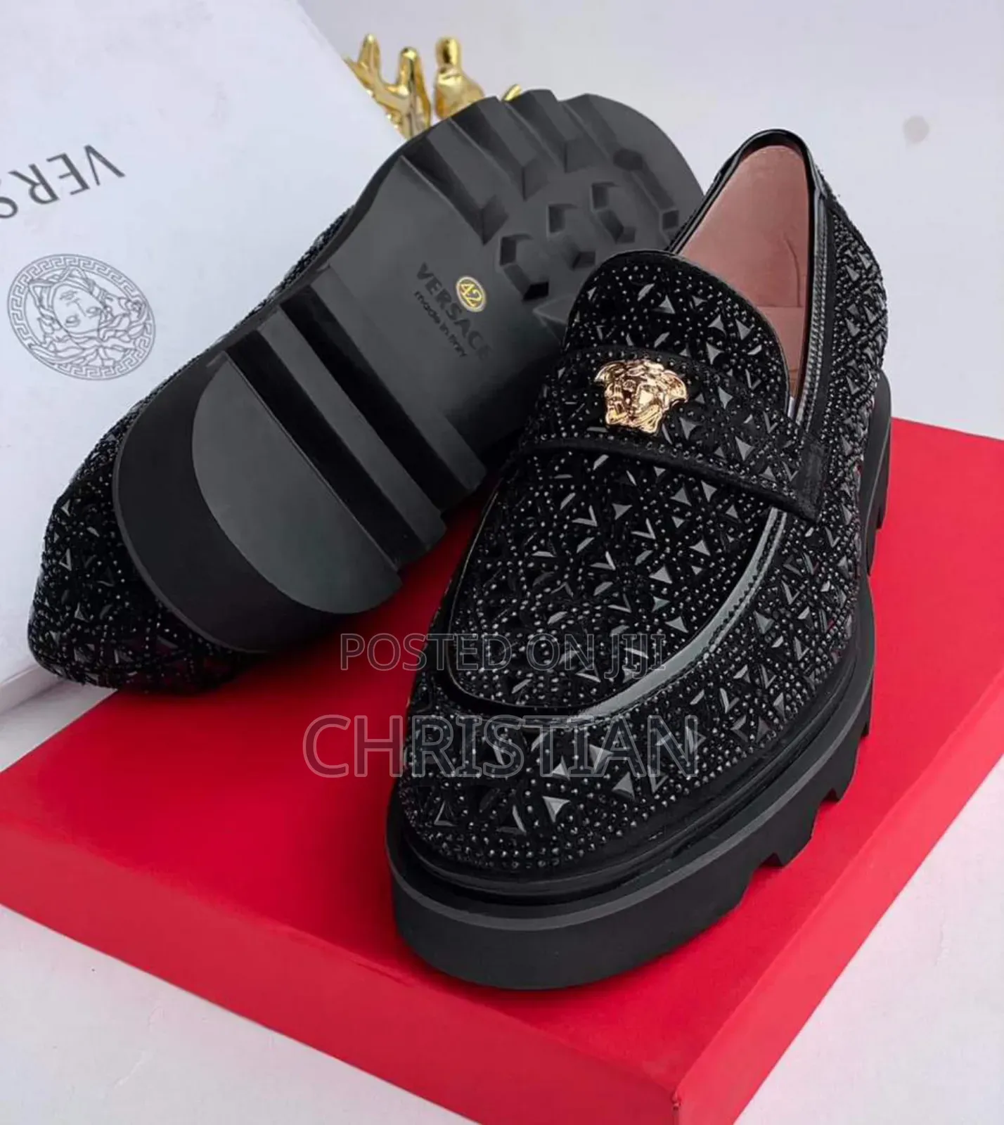 Versace Studded Loafer