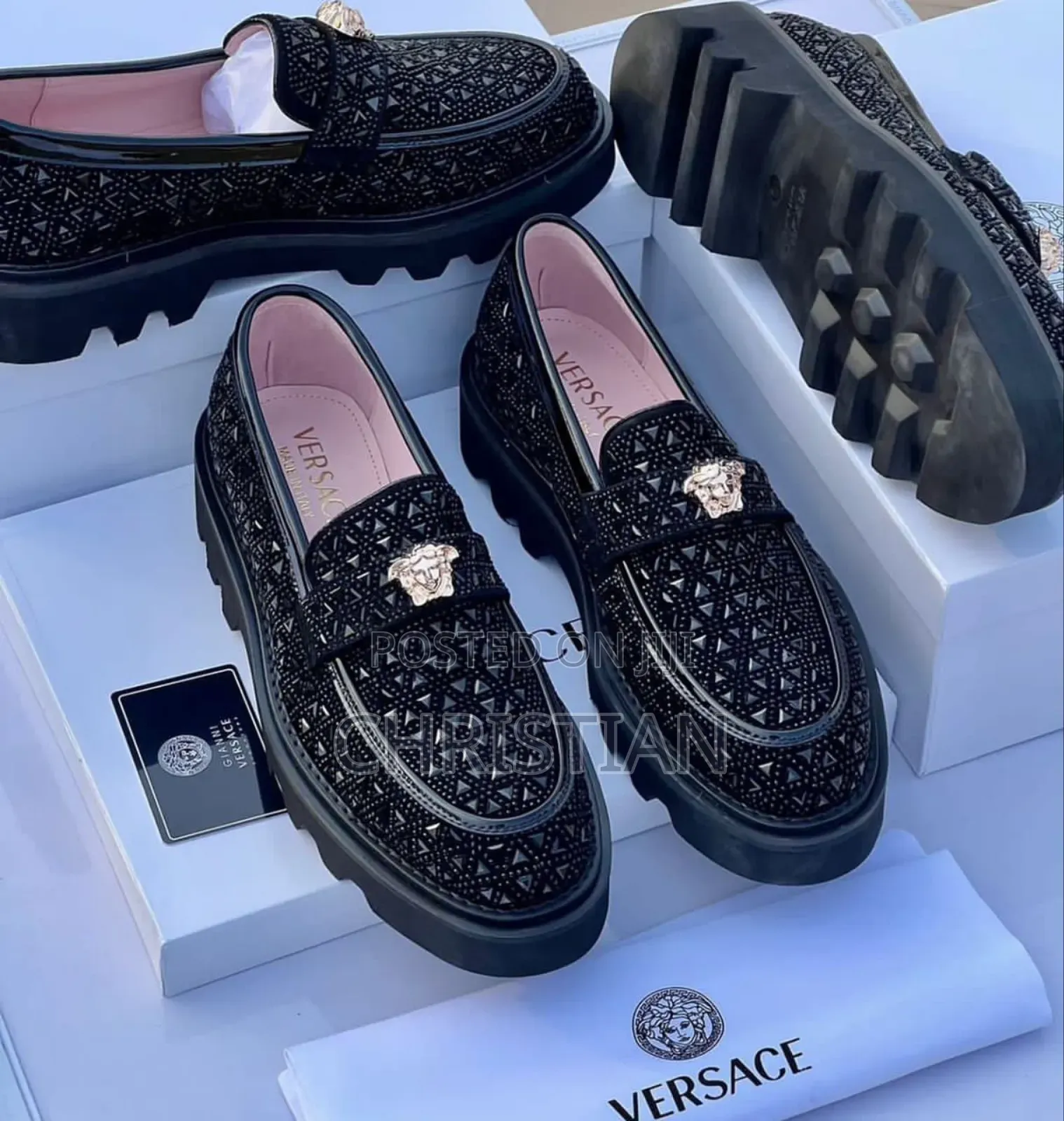 Versace Studded Loafer