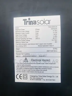 Trina All Black Solar Panel