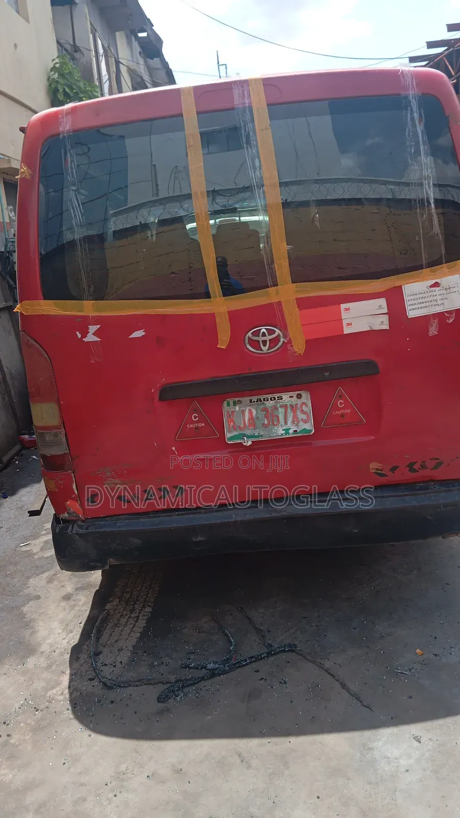 Haice Bus Back Windscreen