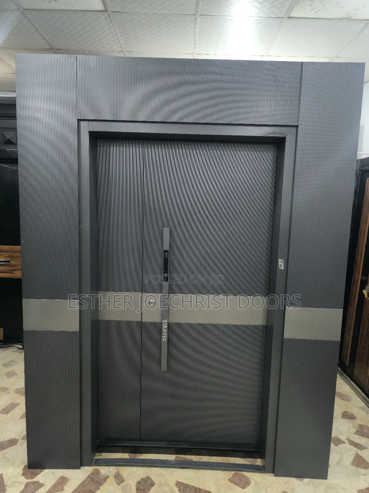 Semi Bulletproof, Fire Proof Smart Security Doors