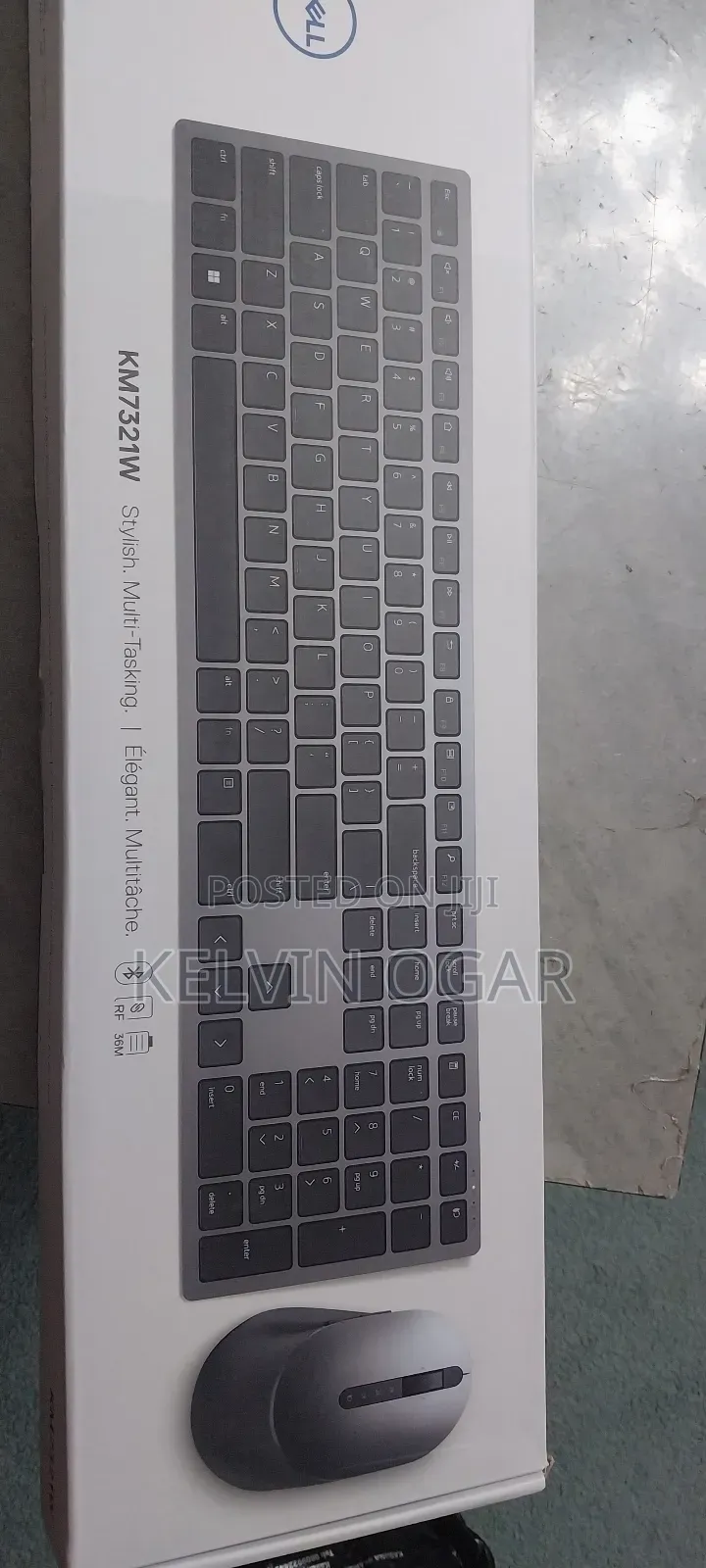 Dell Multi-Device Wireless Bluetooth Keyboard and Mouse (Km7321w)