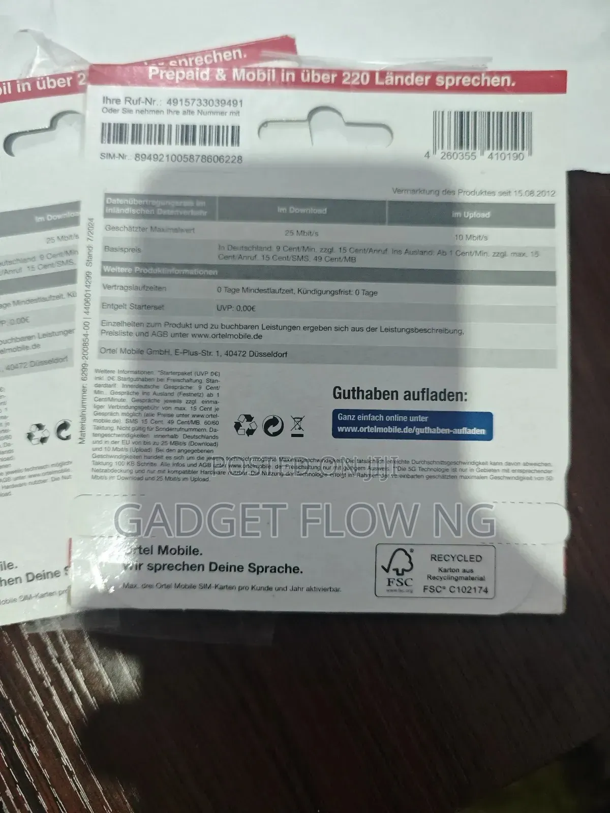 Germany Sim Card