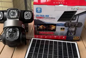 Three Lens Smart Solar Camera