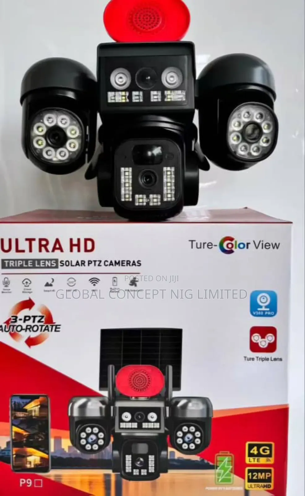Automatic Triple Lens Solar Camera
