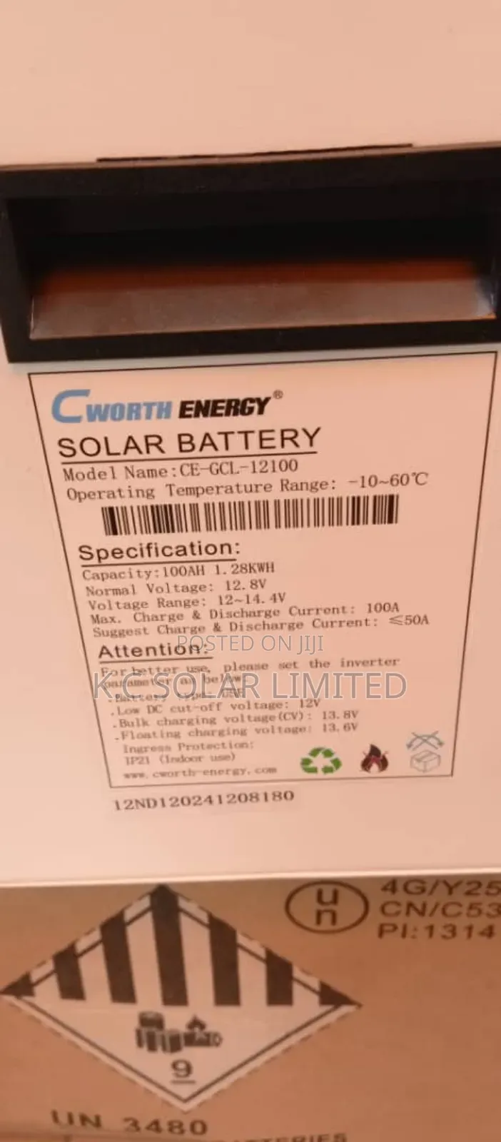 100ah Cworth Lithium Battery
