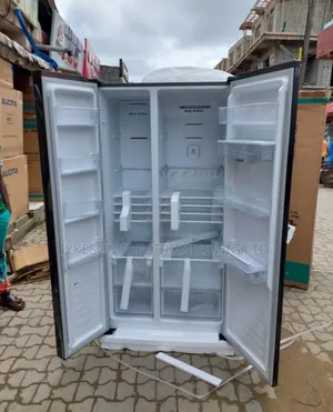 Original Hisense Side by Side Inverter Fridge Freezer With Dispenser