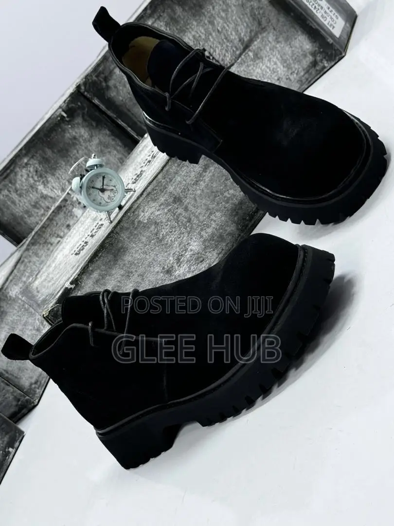 High Ankle Suede Boots