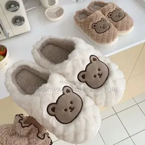 Open Toe Bear Room Slippers