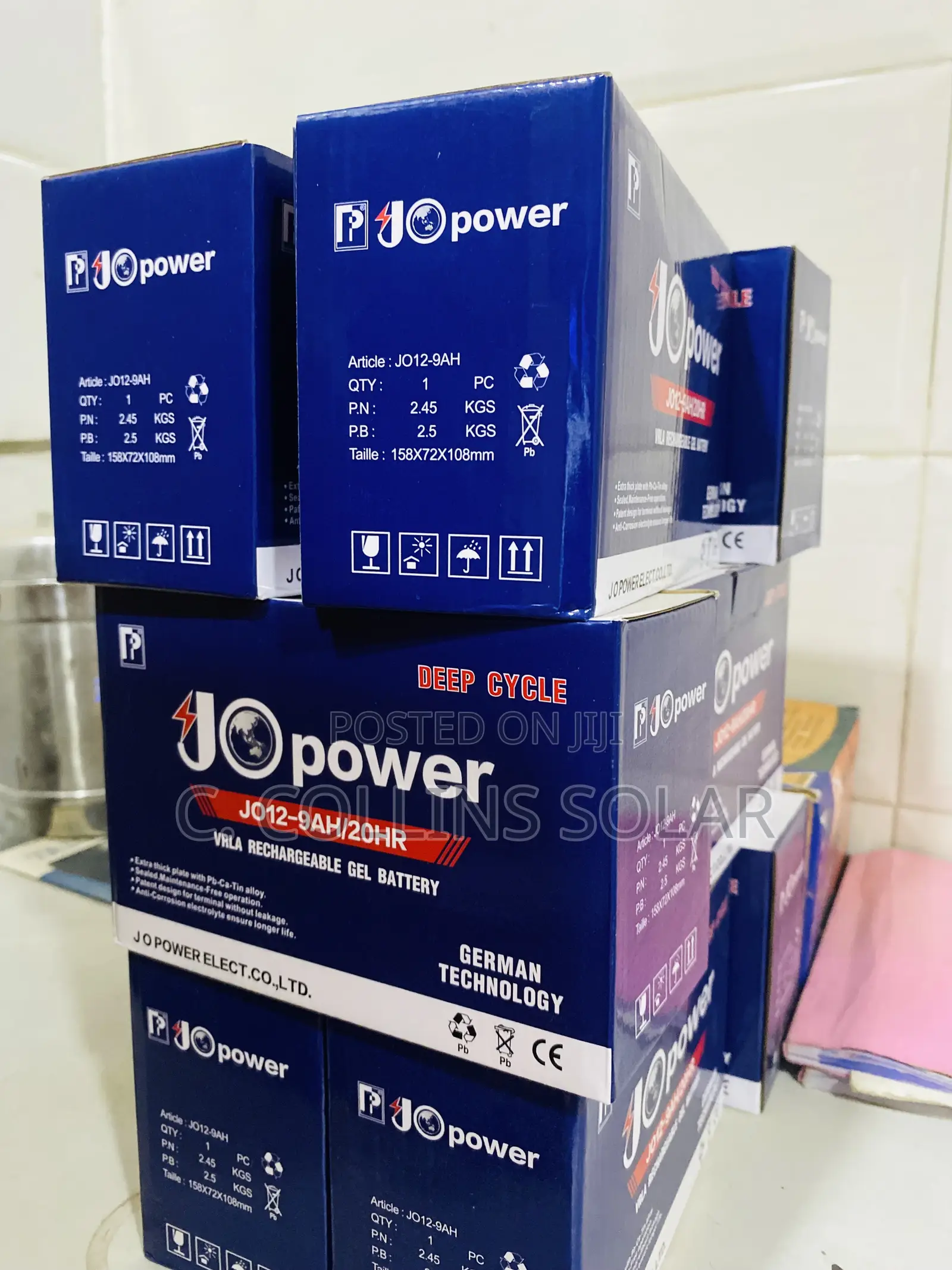 9ah 12v Jo Power Battery