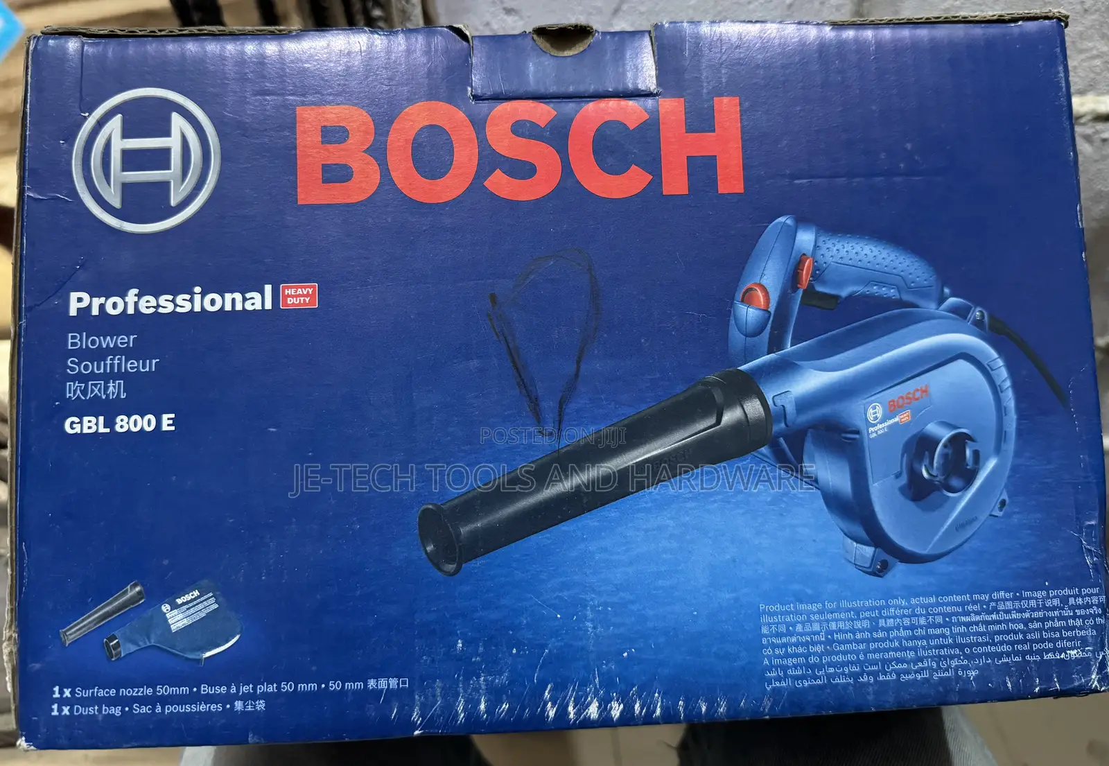 Bosch GBL 800 E Professional Blower With Dust Extraction.