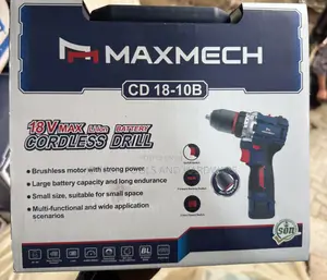 Maxmech Cd18-10b Cordless Drill.