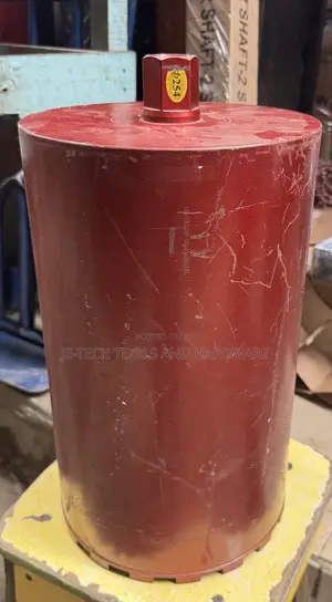 Large Red Diamond Core Drill Bit 10”