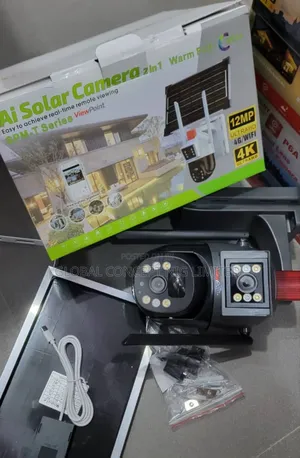 Duel Lens Solar Powered Camera
