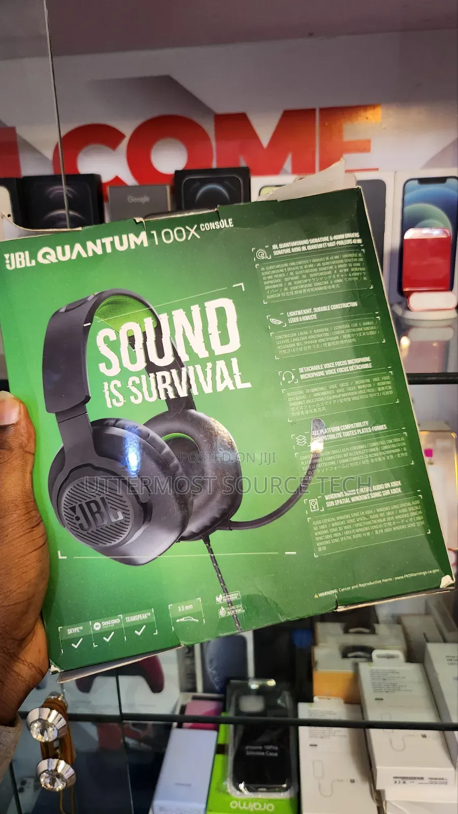 JBL Quantum 100x Xbox