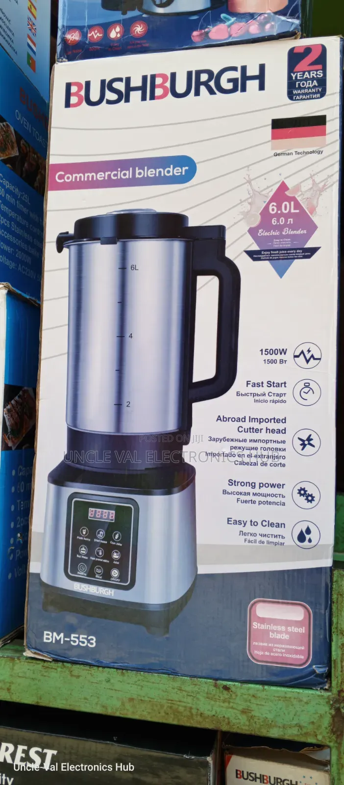Bushburgh Commercial Blender 6l
