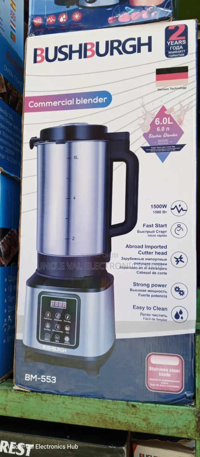 Bushburgh Commercial Blender 6l