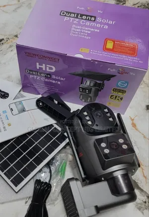 Duel Lens Solar Powered Smart Camera